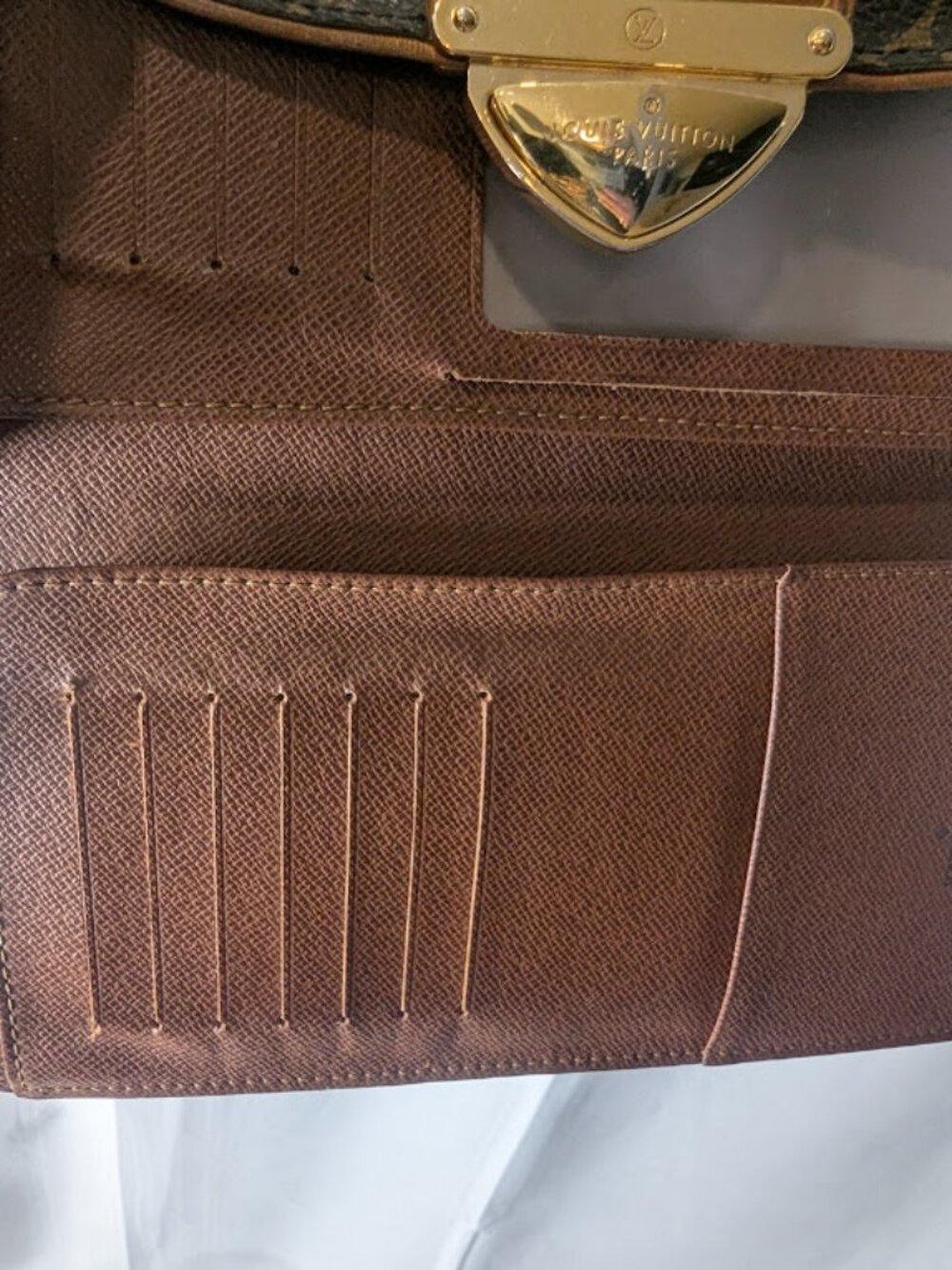 Louis Vuitton Monogram Mahina Lock Style Wallet - Picture 7 of 11